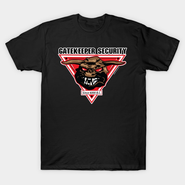 Gatekeeper Security T-Shirt by Illustratorator